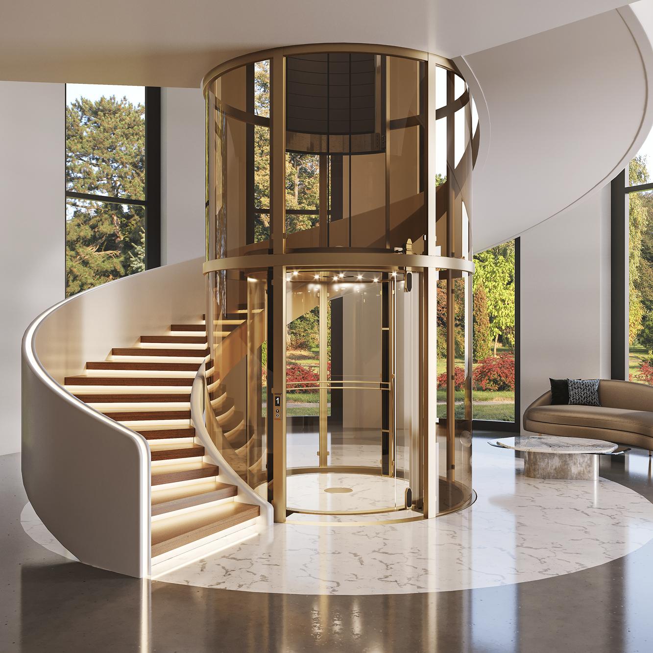 Panoramic Glass Home Elevators